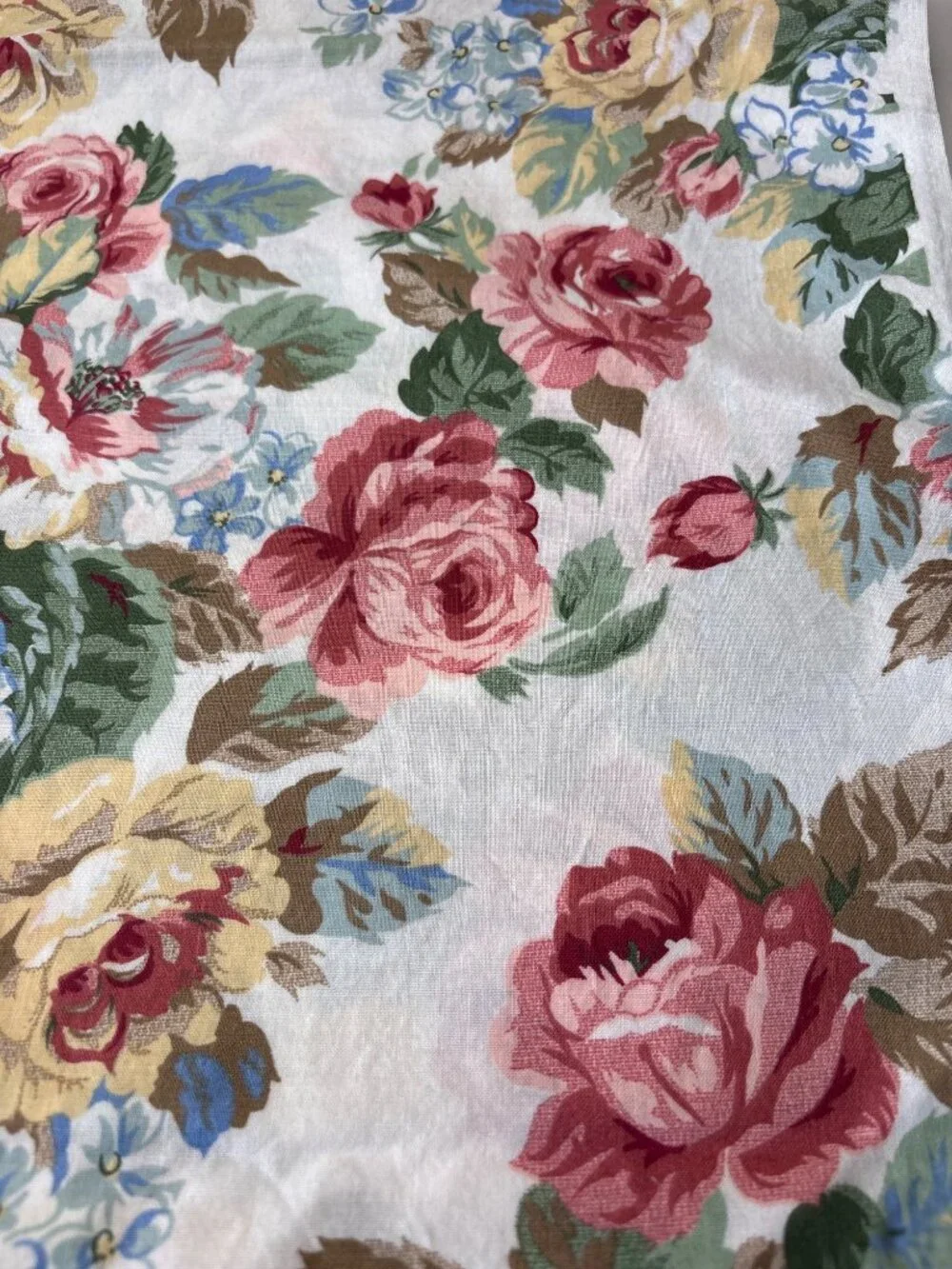 Floral Fabric Cotton 1/2 yard x 56
